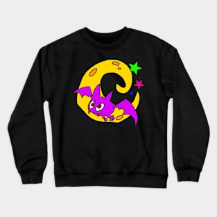 Halloween pictures on t-shirt for kids bat Crewneck Sweatshirt